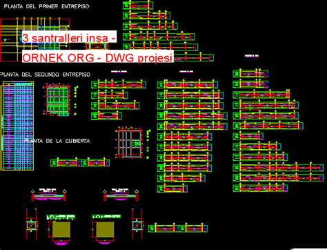 Proje Sitesi Detay Çizimleri Autocad Projeleri