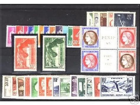 Timbres Annee Complete France Neuf Luxe Eur Picclick Fr