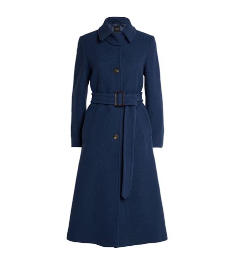 Weekend Max Mara Virgin Wool Belted Coat Harrods Us