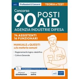 Manuale Concorso Posti Agenzia Industrie Difesa Logica E Cultura