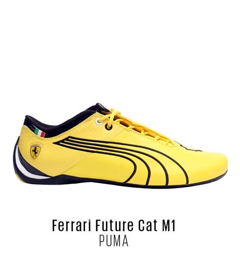 Puma Mens Future Cat M1 Sf Ferrari Casual Sneakers From Finish Line In Yellow For Men Lyst