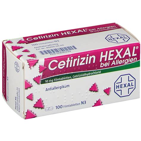 Cetirizin Hexal Bei Allergien Mg St Shop Apotheke At