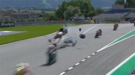 Moto Motogp Horror Crashes Shock Motorsport World In Austrian