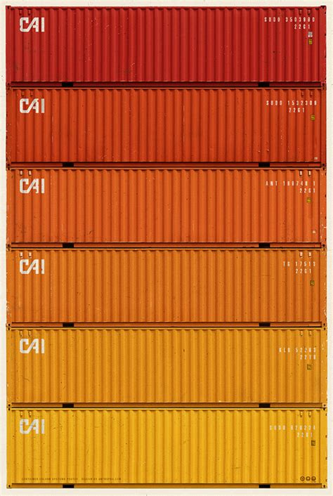 Kumoart Container Color Systems Poster Set