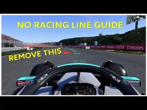 F1 22 How To Remove The Racing Line YouTube