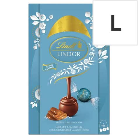 LINDT LINDOR MILK Chocolate Easter Egg With Lindor Salted Caramel