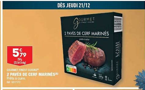 Promo Gourmet Finest Cuisine Pav S De Cerf Marin S Chez Aldi