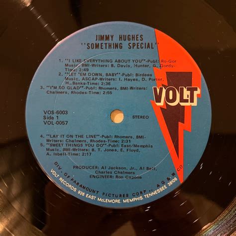 US ORIG LP JIMMY HUGHES SOMETHING SPECIAL VOLT R Bソウル 売買されたオークション情報