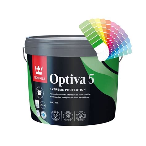 TIKKURILA Farba Lateksowa Optiva Matt 5 2 7L Baza A Kup Online W PSB