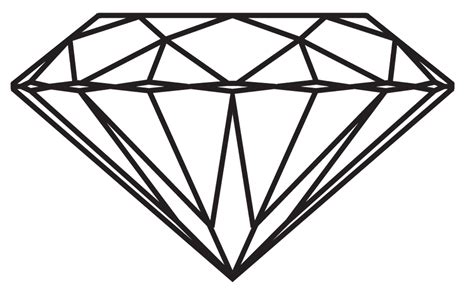 Diamond Drawing A Drawing Of Diamond Tumblr Things To Draw Png Clipartix