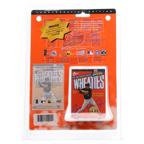 Cal Ripken Jr 1999 Wheaties 75th Anniversary Commemorative Edition