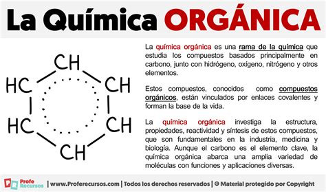 Qué es la Química Orgánica