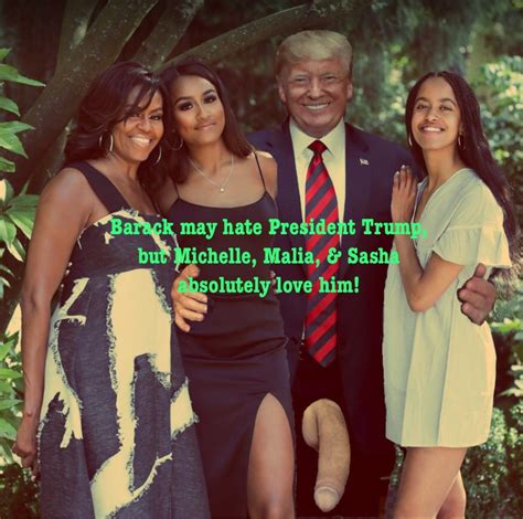 Post 3745676 Barack Obama Donald Trump Fakes Malia Obama Michelle