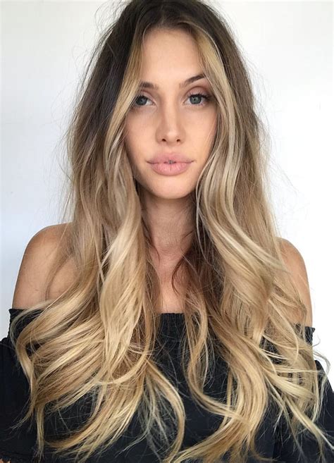 Pinterest Deborahpraha ♥️ Long Hair With Balayage And Blonde Ombre Hair Color Hair Styles