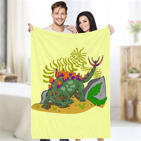 Dinosaur Throw Blanket Size 50x60