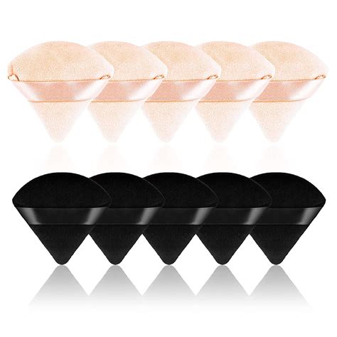 Pieces Powder Puffs Face Soft Triangle Makeup Puff For Loose Mineral