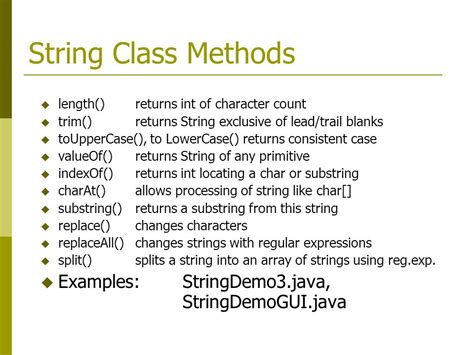 Bpj Business Programming Using Java String Handling Tim Mckenna