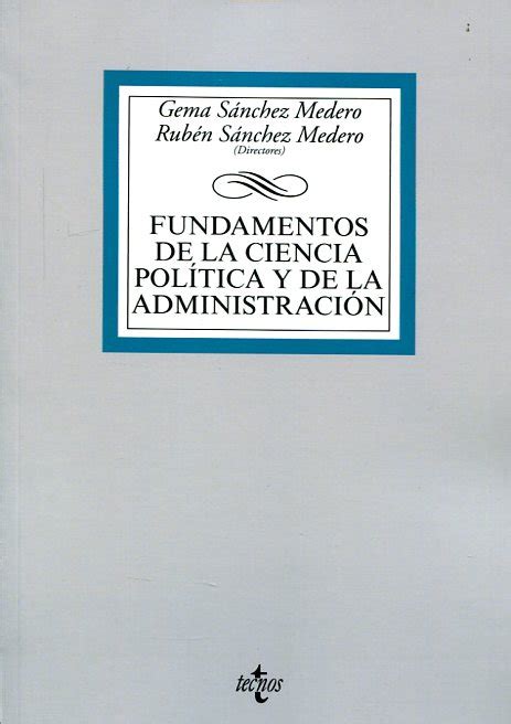 Libro Fundamentos De La Ciencia Pol Tica Y De La Administraci N