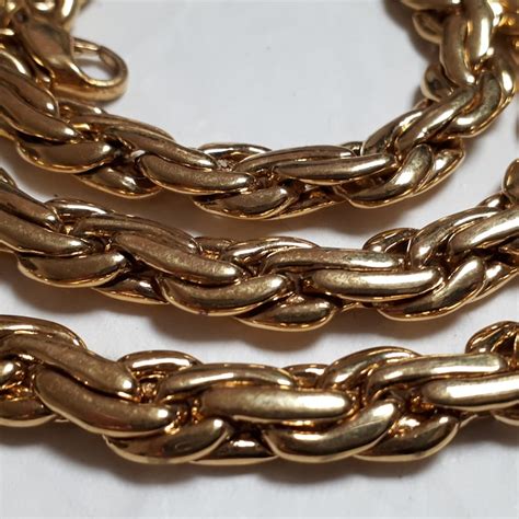 Napier Collar De Cadena Chapado En Oro Firmado Joyas De Etsy M Xico