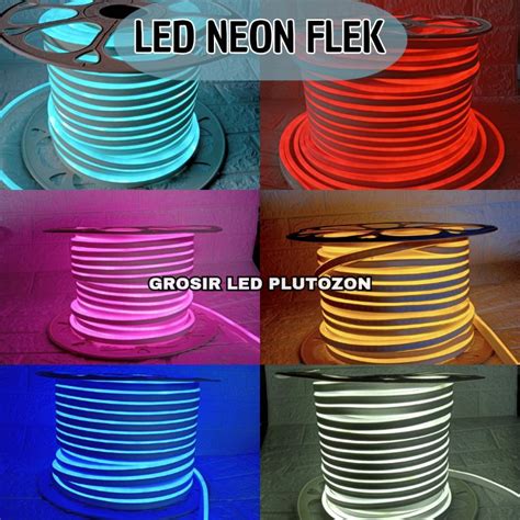 Jual Lampu Led Neon Flex Selang V Meteran Flexibke Sign Strip