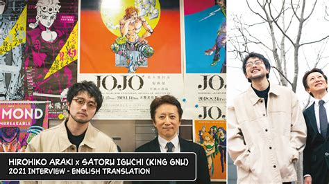 AERA: Interview with King Gnu and Hirohiko Araki