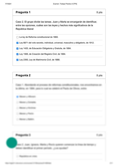 SOLUTION Examen Trabajo Pr Ctico 4 Tp4 Studypool