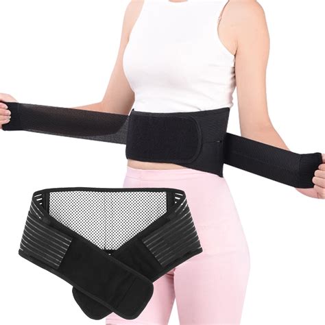 Back Support Belt Self Warming Lower Back Brace For Pain Relief