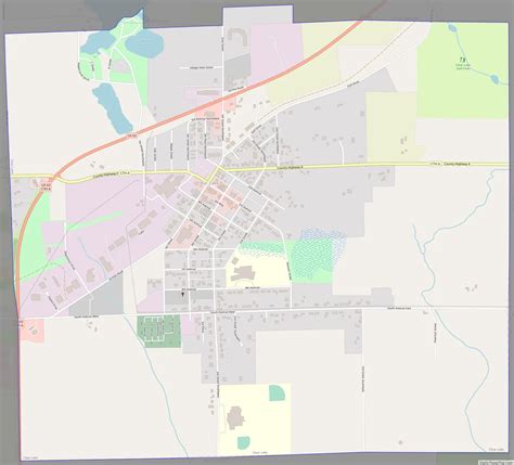 Map Of Clear Lake Village Wisconsin