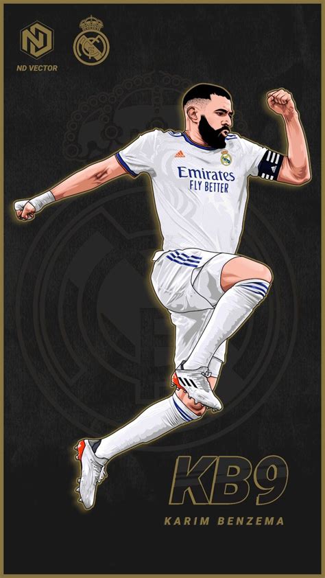 Karim Benzema Vector Art