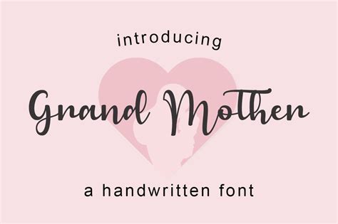 Grandmother Font By Cavalera Creative · Creative Fabrica