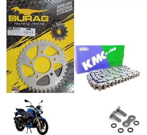 Kit Relaçao Apache Rtr 200 Corrente Kmc Retentor 2024