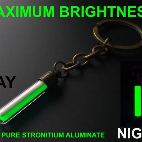 The Brightest Glow In The Dark Keyring Key Chain Money Can Etsy