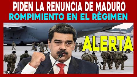 PIDEN RENUNCIA DE MADURO NOTICIAS De VeNEZUELA Ultima Hora Hoy 25 De