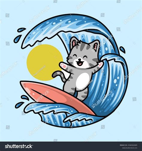 Surf Cat Images: Browse 2,526 Stock Photos & Vectors Free Download with Trial | Shutterstock