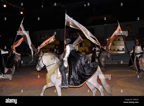 Medieval Times Dinner And Tournament Show Stock Photo Alamy