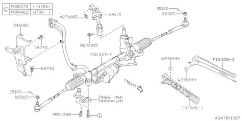 Power Steering Gear Box 2018 Subaru WRX STI