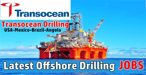 Transocean Offshore Jobs Transocean Careers Offshore Job Vacancy