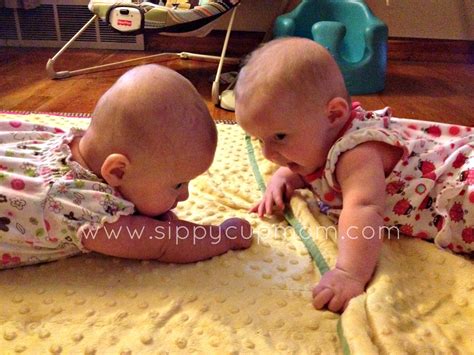 Twins Update 4 Months Old Sippy Cup Mom