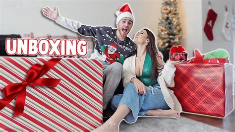 Gifting Each Other Christmas Mystery Boxes No Budget Youtube