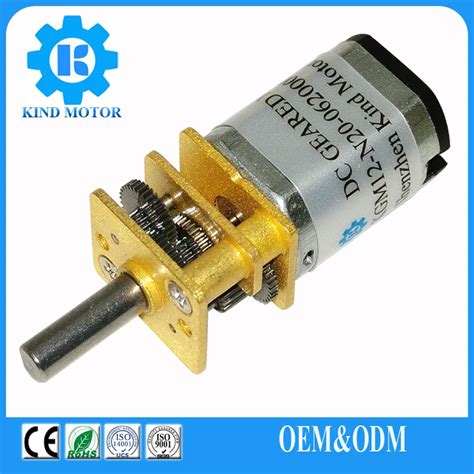 Low Noise N10 N20 N30 Metal Carbon Motors with Gearboxes