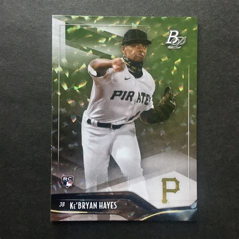 KeBryan Hayes 2021 Bowman Platinum Ice Foil Rookie SLAM Sports Cards