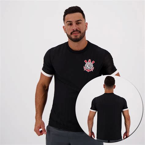 Kit De 2 Camisas Corinthians Especial Branca E Preta FutFanatics