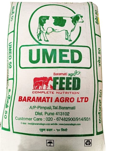 UMED Cattle Feed Packaging Type PP Bags 50 Kg At 920 Kg In