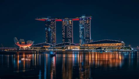 night view    towers    towers premium ai