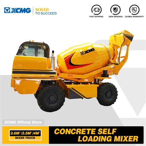 XCMG Official Automatic Concrete Mixer 4 Cubic Meters Self Feeding