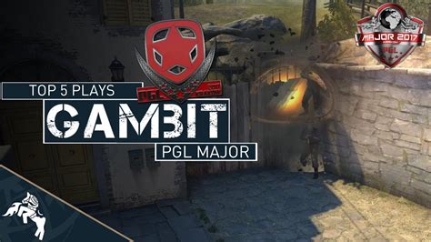 CS GO Gambit Top 5 Plays PGL Major Krakow 2017 YouTube