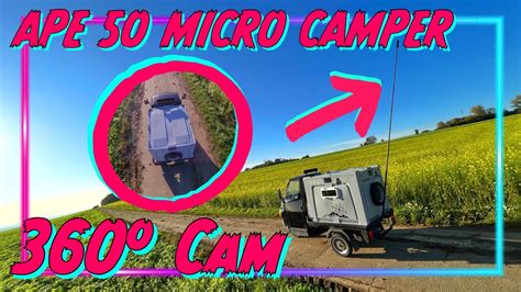 Piaggio Ape 50 Micro Camper 14 360 Cam Garagengedöns YouTube