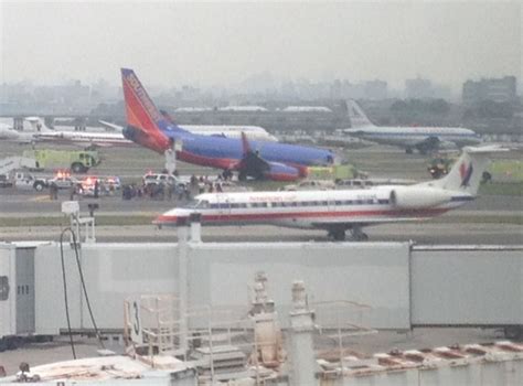 Southwest Flight Crash Lands At Laguardia