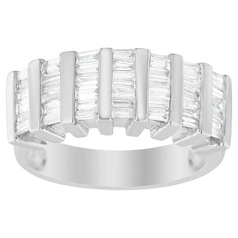 Diamond Gold Multi Row Interlocking Ring At 1stDibs