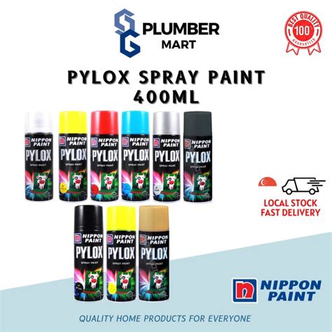 【sg】 Sg Plumber Mart Nippon Paint Pylox Spray Paint 400ml Lazada